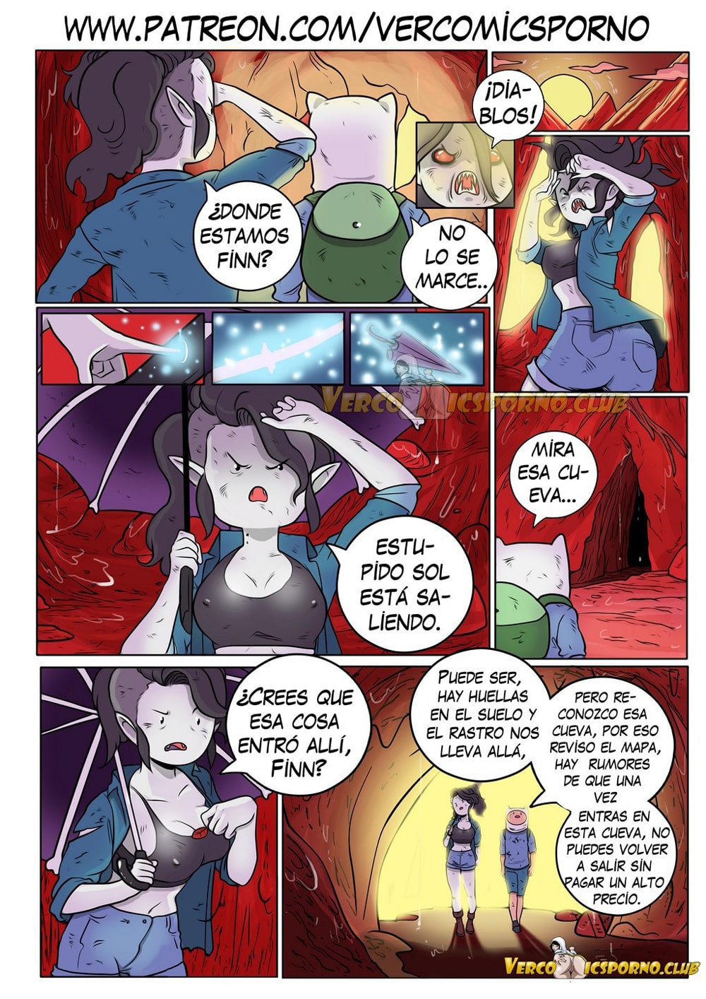 Comic porno hora de aventura 1