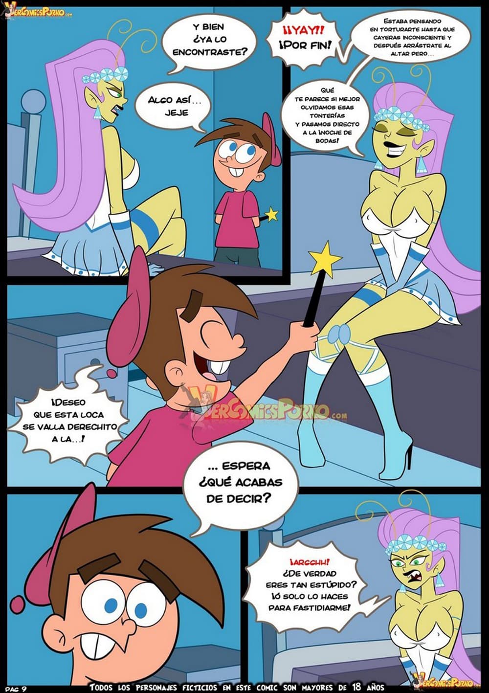 Comic Porno los Padrinos Magicos 10