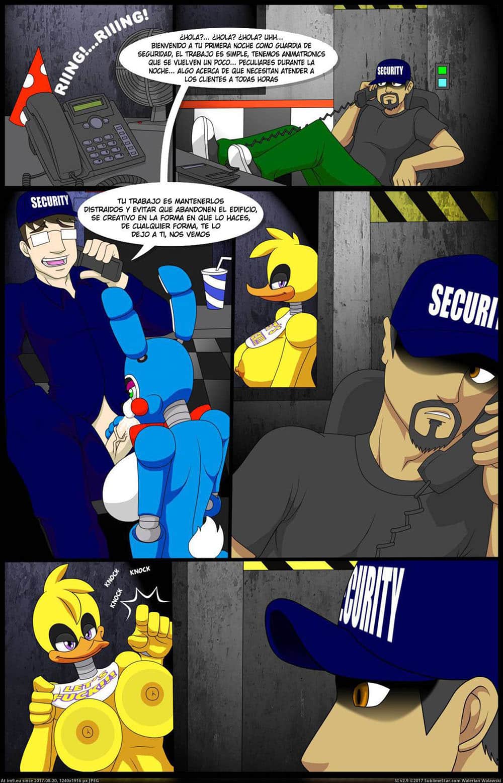 Fnaf porn comic - Five fucks at freddys 2