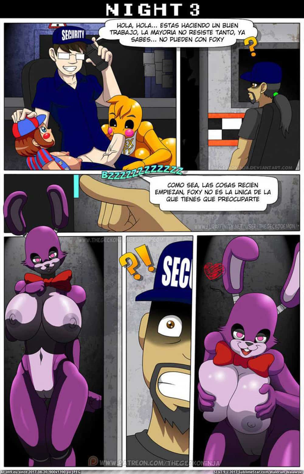 Fnaf porn comic - Five fucks at freddys 20