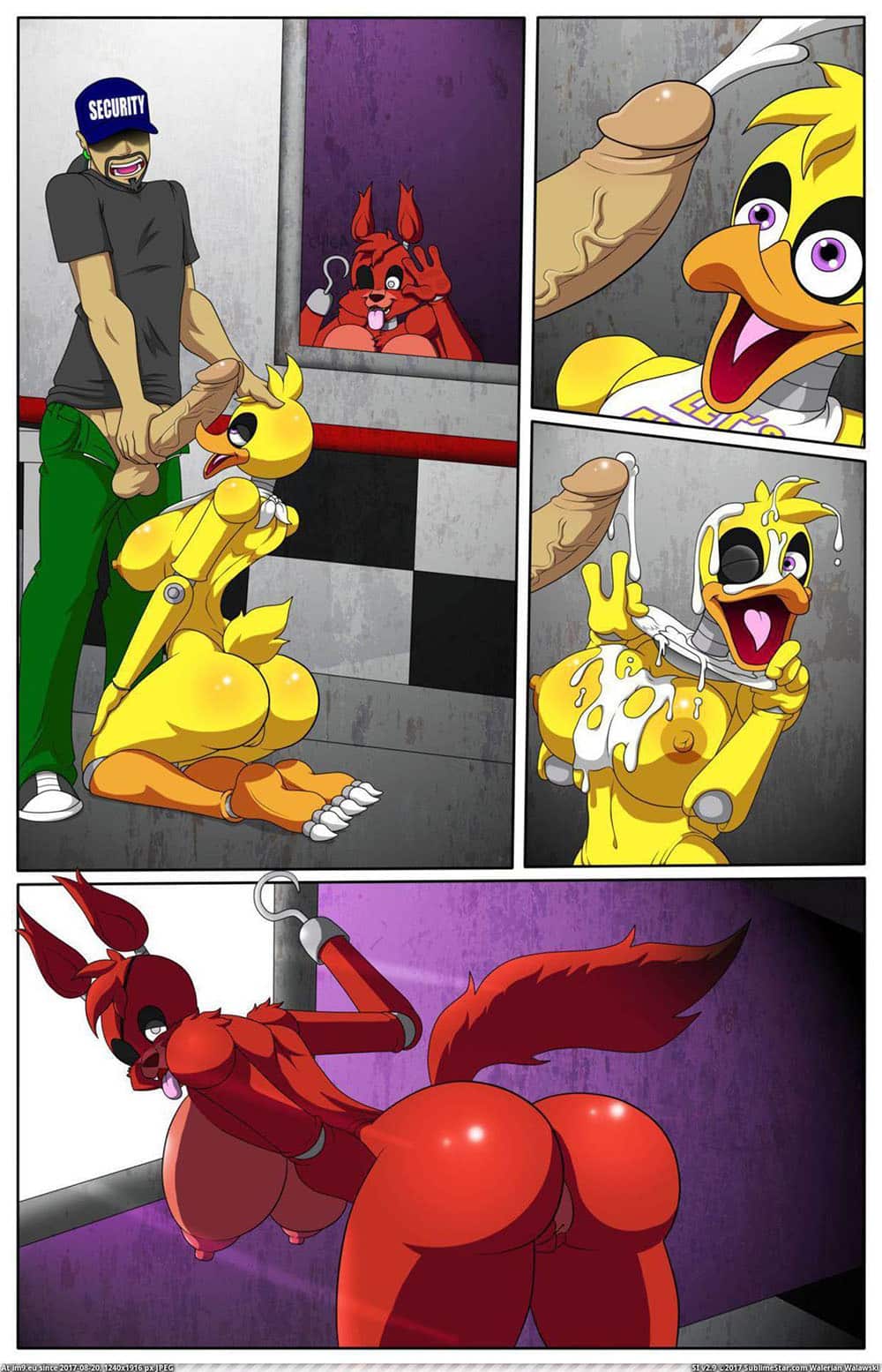 Fnaf porn comic - Five fucks at freddys 9