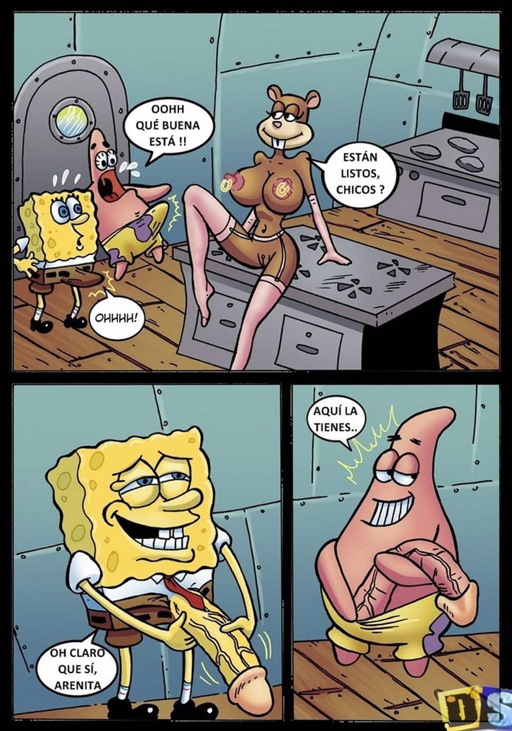 Comic porno Bob Esponja 2