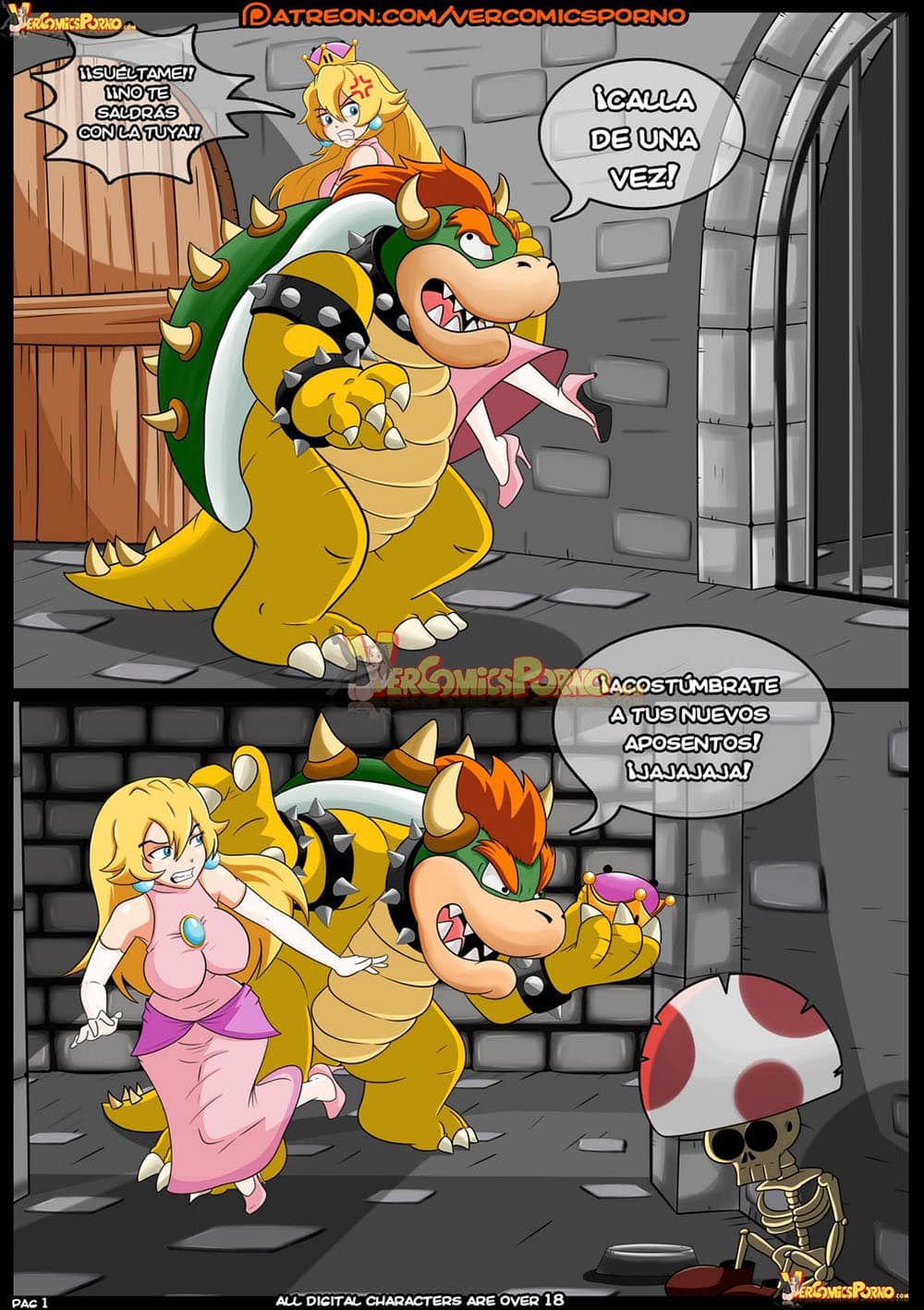 Bowsette porn comic 2