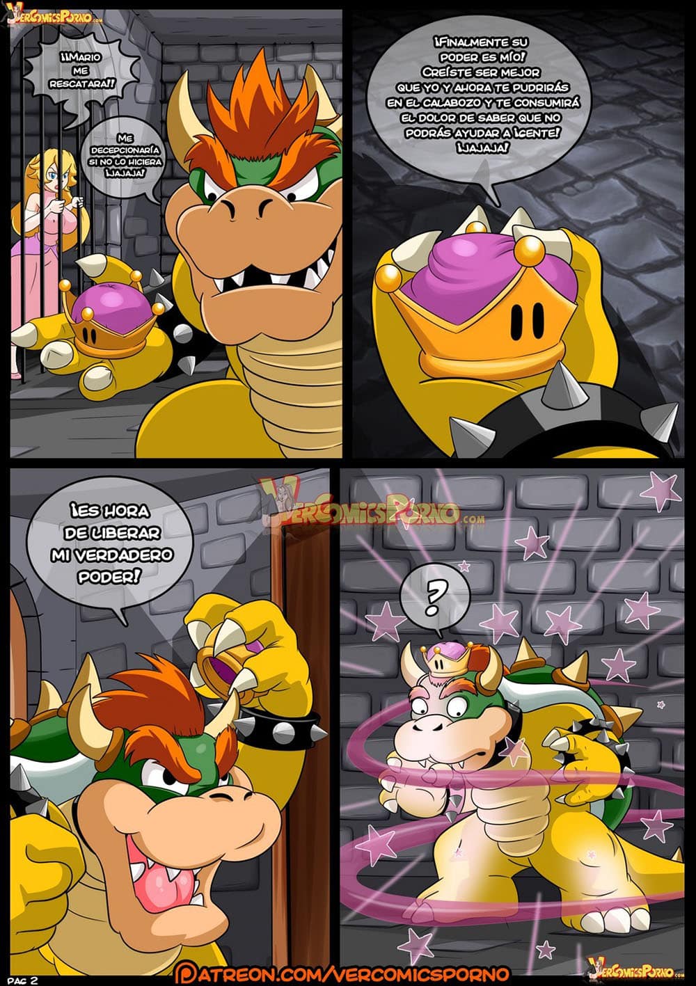 Bowsette porn comic 3