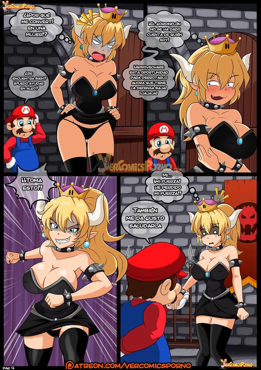 Bowsette porn comic 5