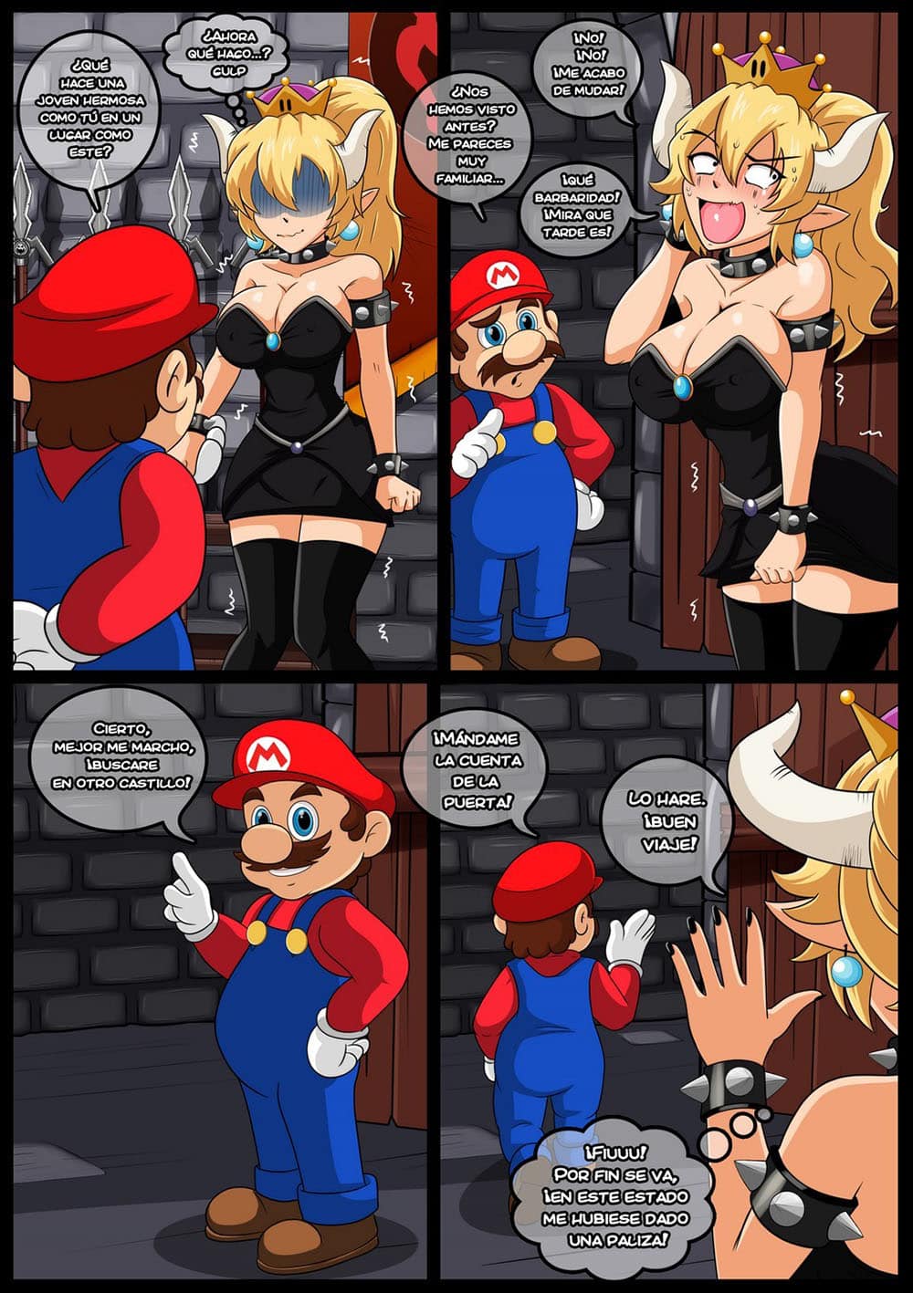 Bowsette porn comic 6