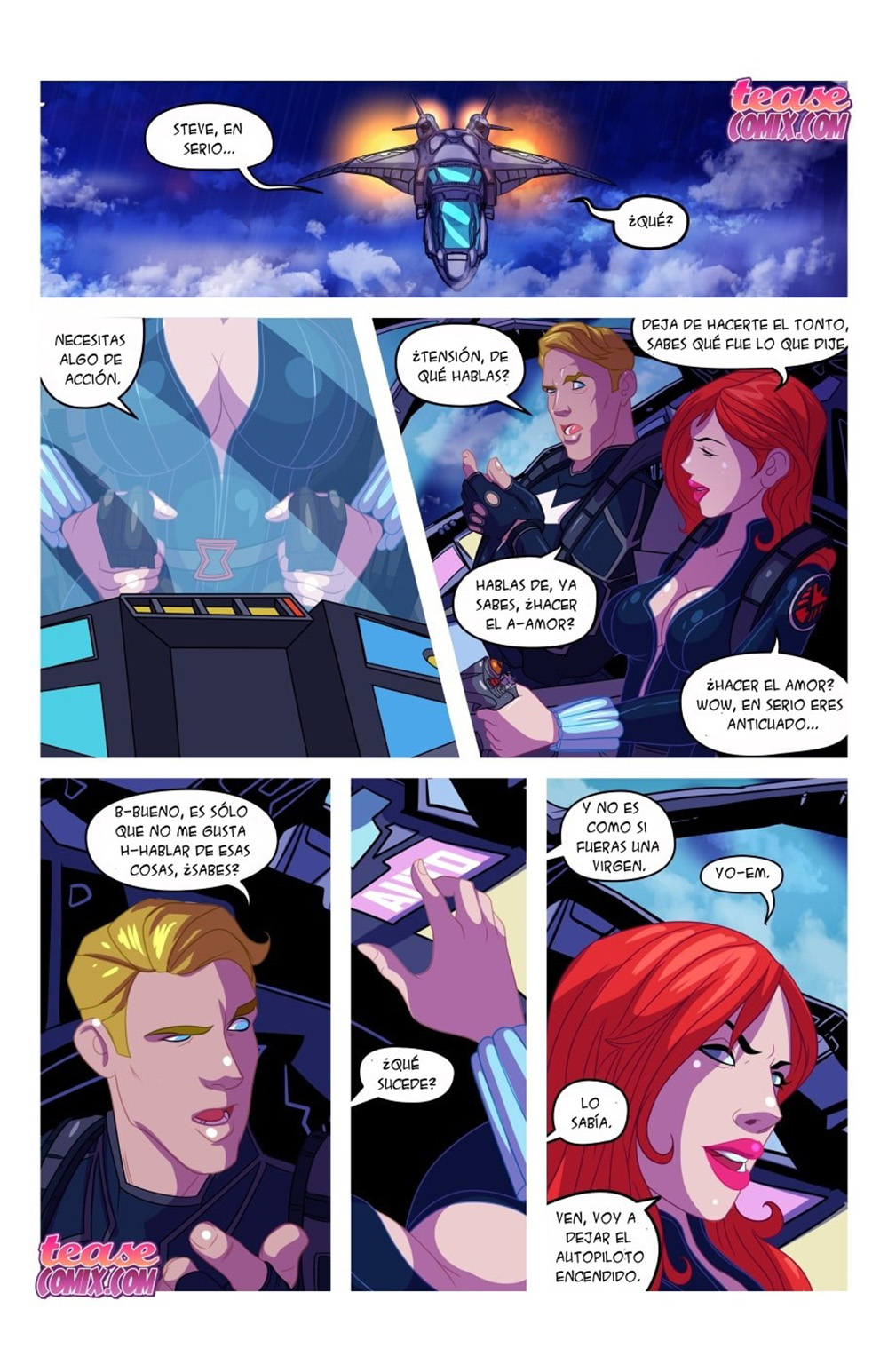 Black widow porn comic 5