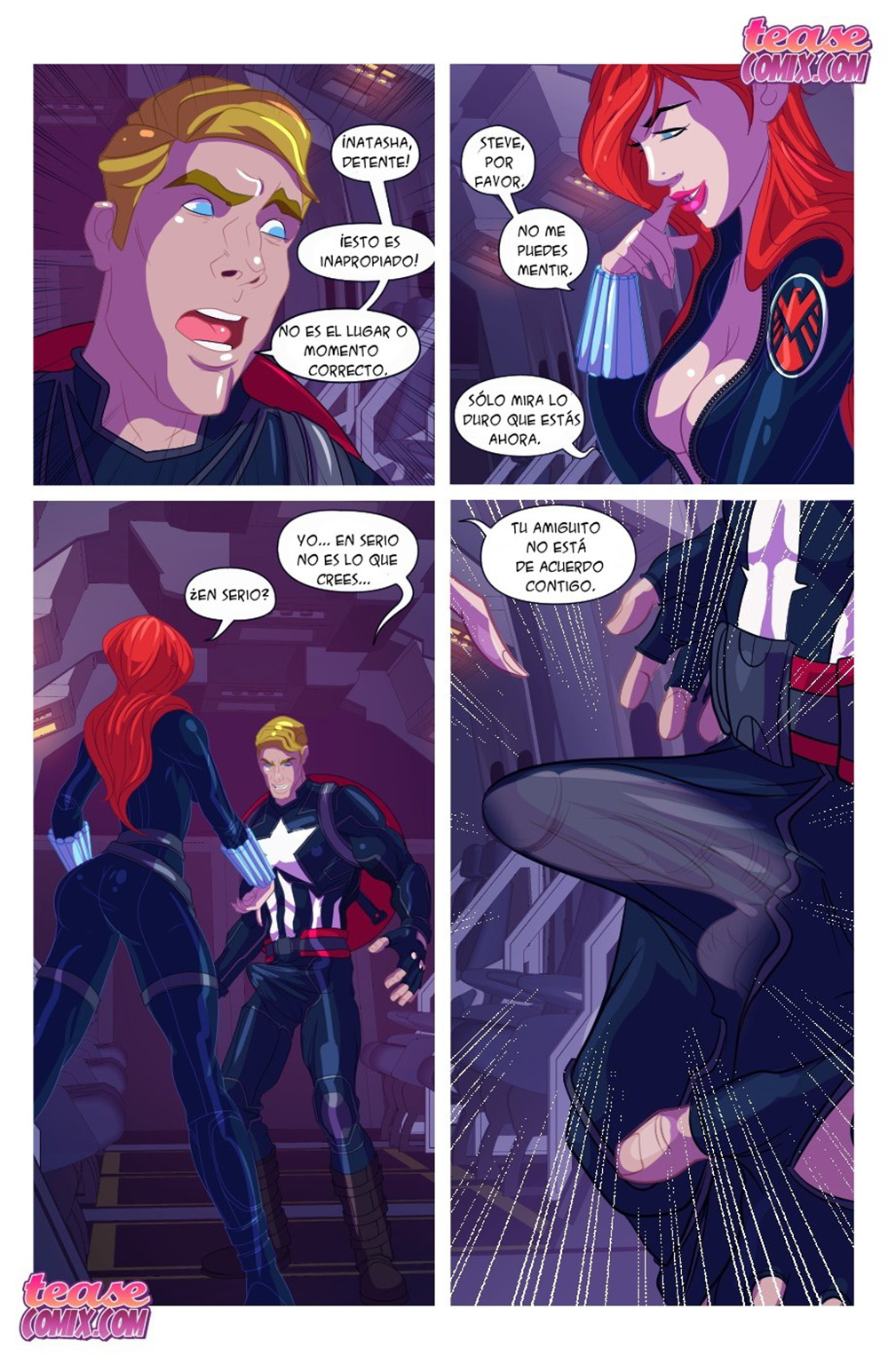 Black widow porn comic 7