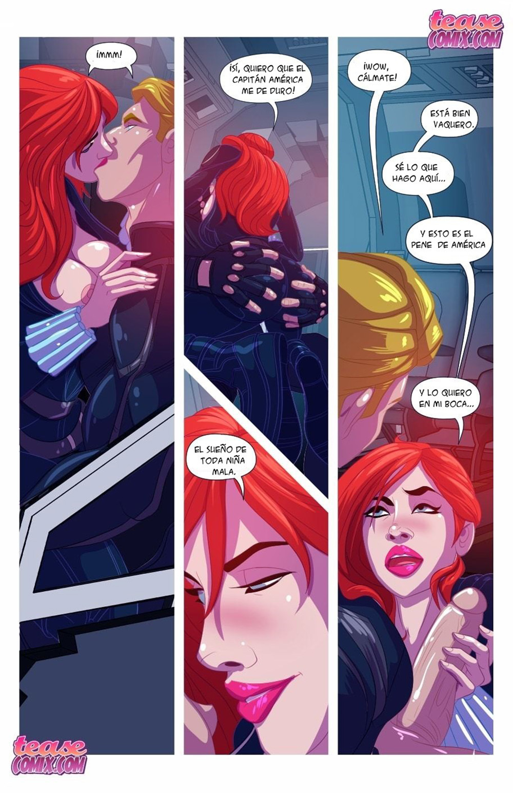 Black widow porn comic 8